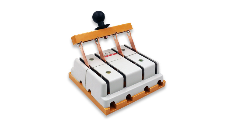 全铜刀闸刀hs11f-100/48双投防误式刀开关 4p100a低压隔离开关