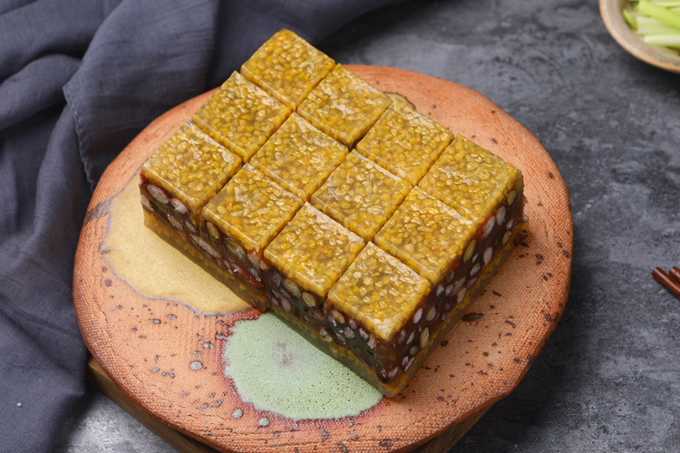 杂粮糕粗粮糕五豆糕软糕松糕广式早茶广东酒楼点心12个共500g