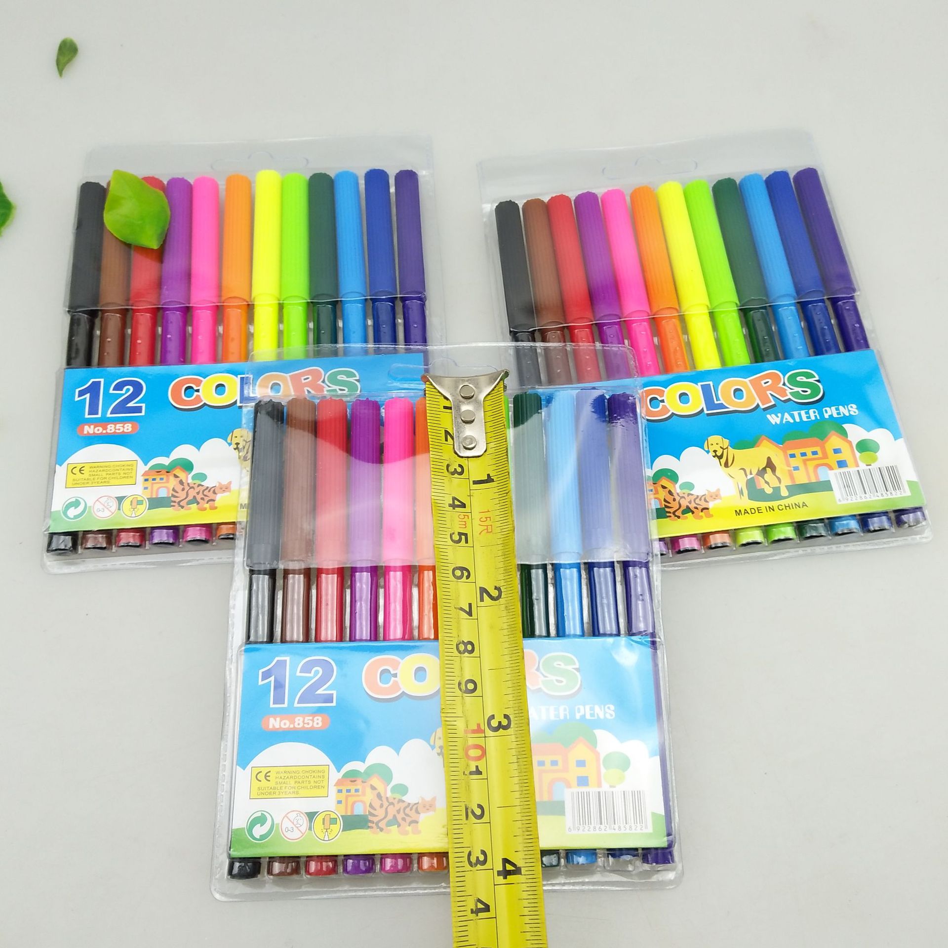 2元批发 新款 12色水彩笔 画笔 画画笔 两元超市 厂家超市货源