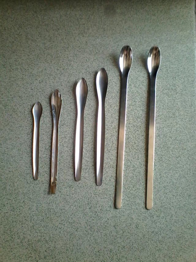 不锈钢药匙 不锈钢药勺(单头药勺) 16cm