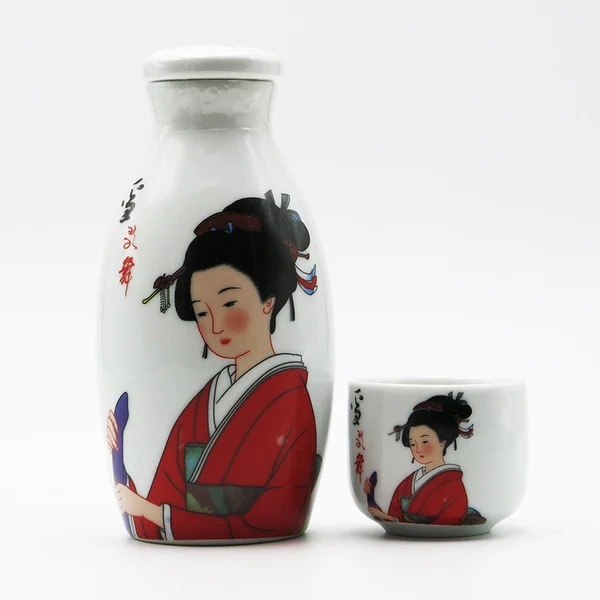 阔神清酒 雪飞舞梅酒 日本梅酒180ml仕女图酒壶 清香优雅正品