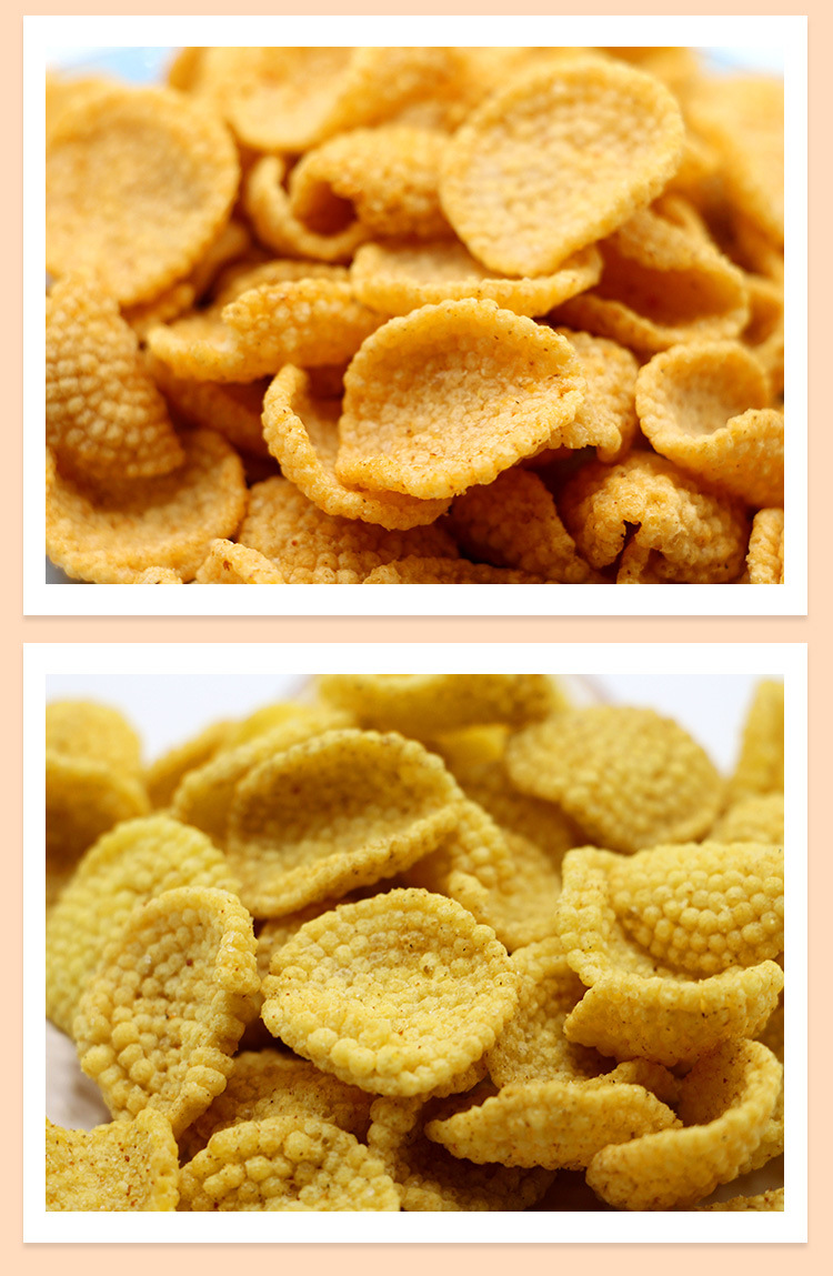 潮巴爷小米锅巴160g装孜然麻辣两种口味旅游零食办公室零食