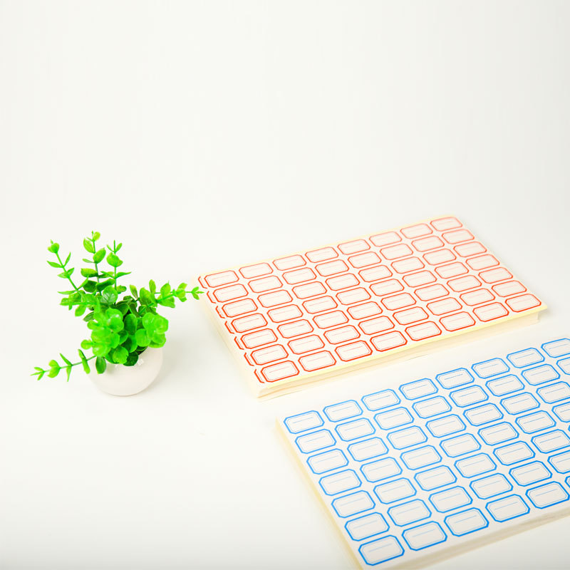 7*8不干胶标签纸自粘性便签贴标价贴口取纸姓名贴标记签记号标记