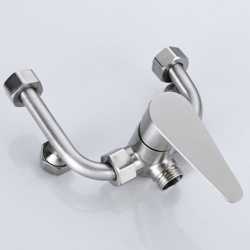 定制不锈钢电热水器淋浴混水阀u型阀 浴室淋浴洗澡明装花洒水龙头