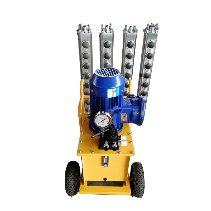 直供电动液压凿岩劈裂机石混凝土矿山开采小型便携掘进机劈裂设备