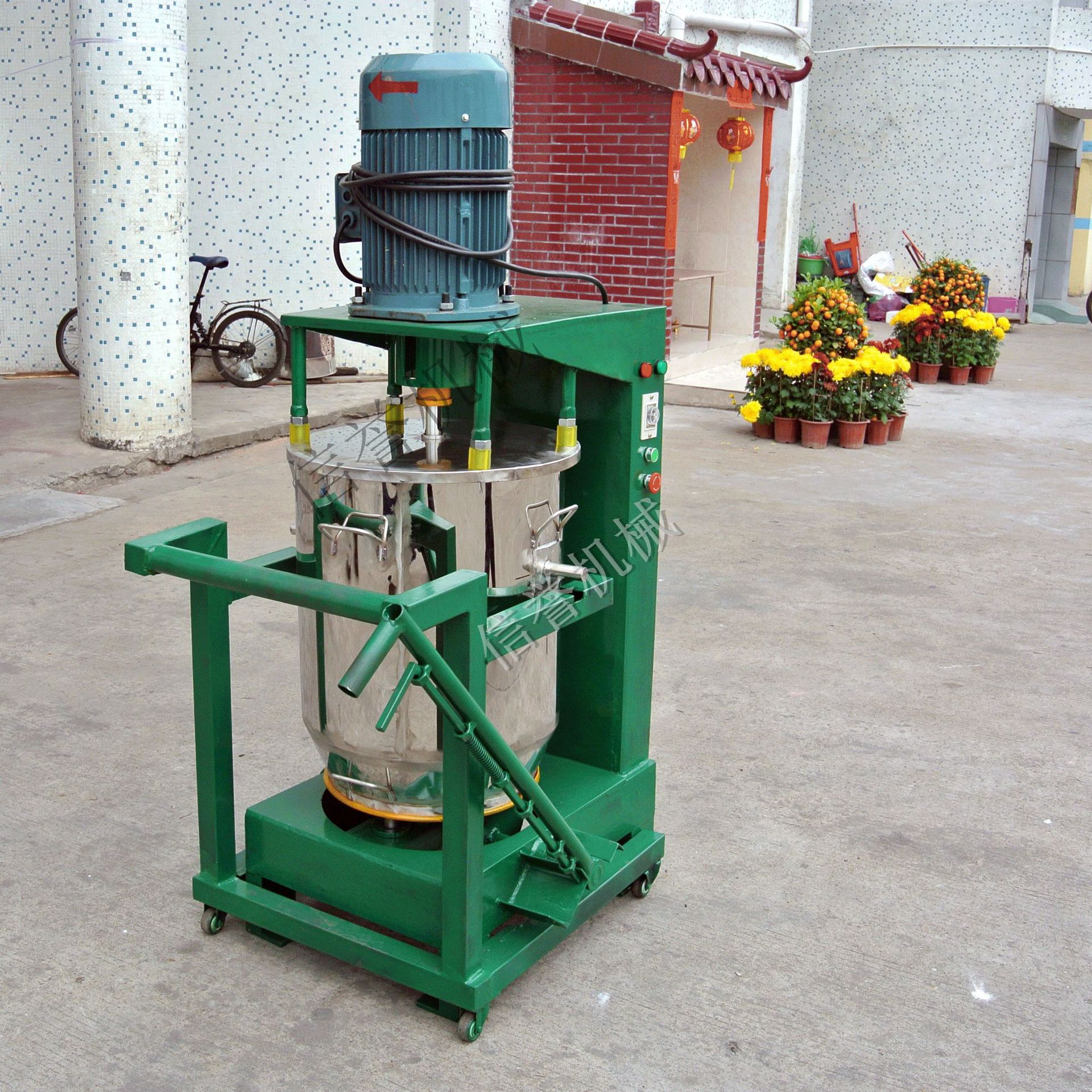 东莞清溪5-100kg打粉机 颜料打粉机 色粉调色桶 小型打粉机