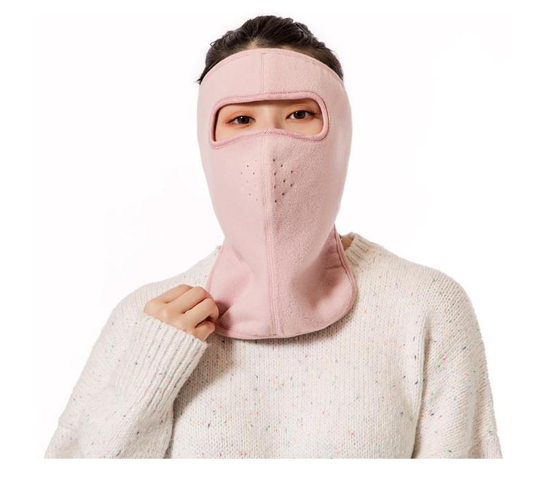 秋冬保暖蒙面大口罩全脸防护护颈护额多功能户外骑行防寒防尘面罩
