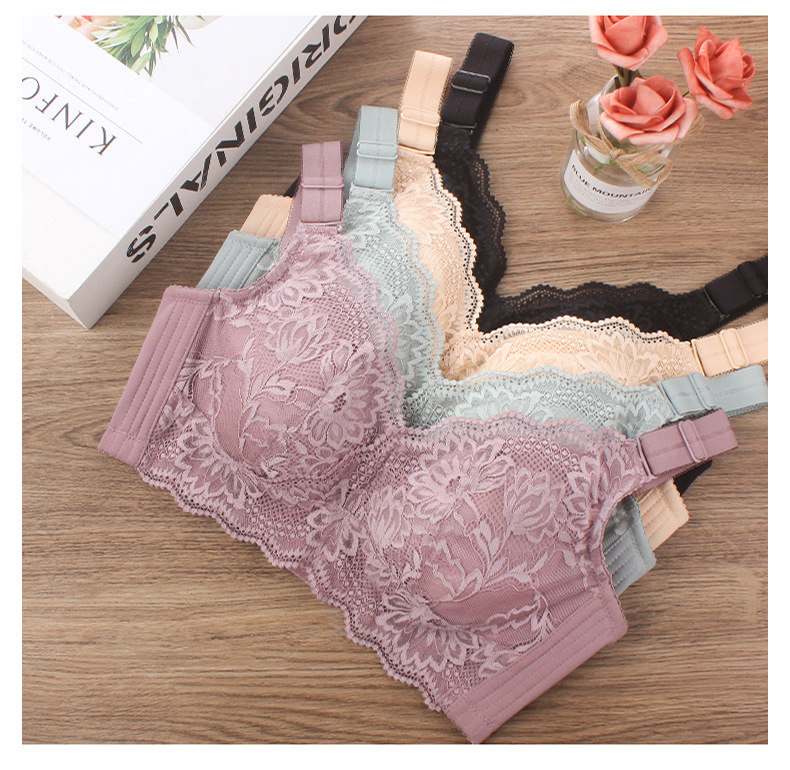 御帛新款透气薄杯文胸胖mm大胸显小75-100bcde全罩杯9021