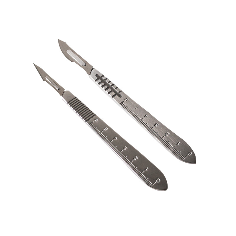医用不锈钢手术刀柄3号4号刀柄11号23号刀片美工刀刻刀宠物手术刀