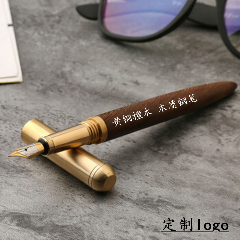 Ingenious Pen Brass Ebony Pen Business Signature Pen Creative Personalized Gifts Advertising Marker Wholesale Custom Logo