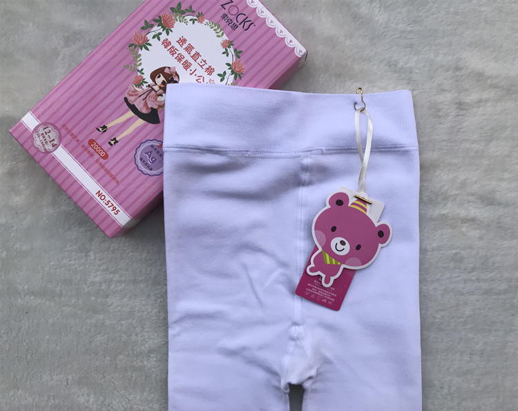 香港品牌zocks索克思透气致立棉2000d加绒白色黑色舞蹈连裤袜5795