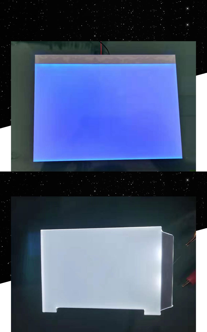 厂家定制led背光源 测试仪器背光板 黑白屏高亮导光板