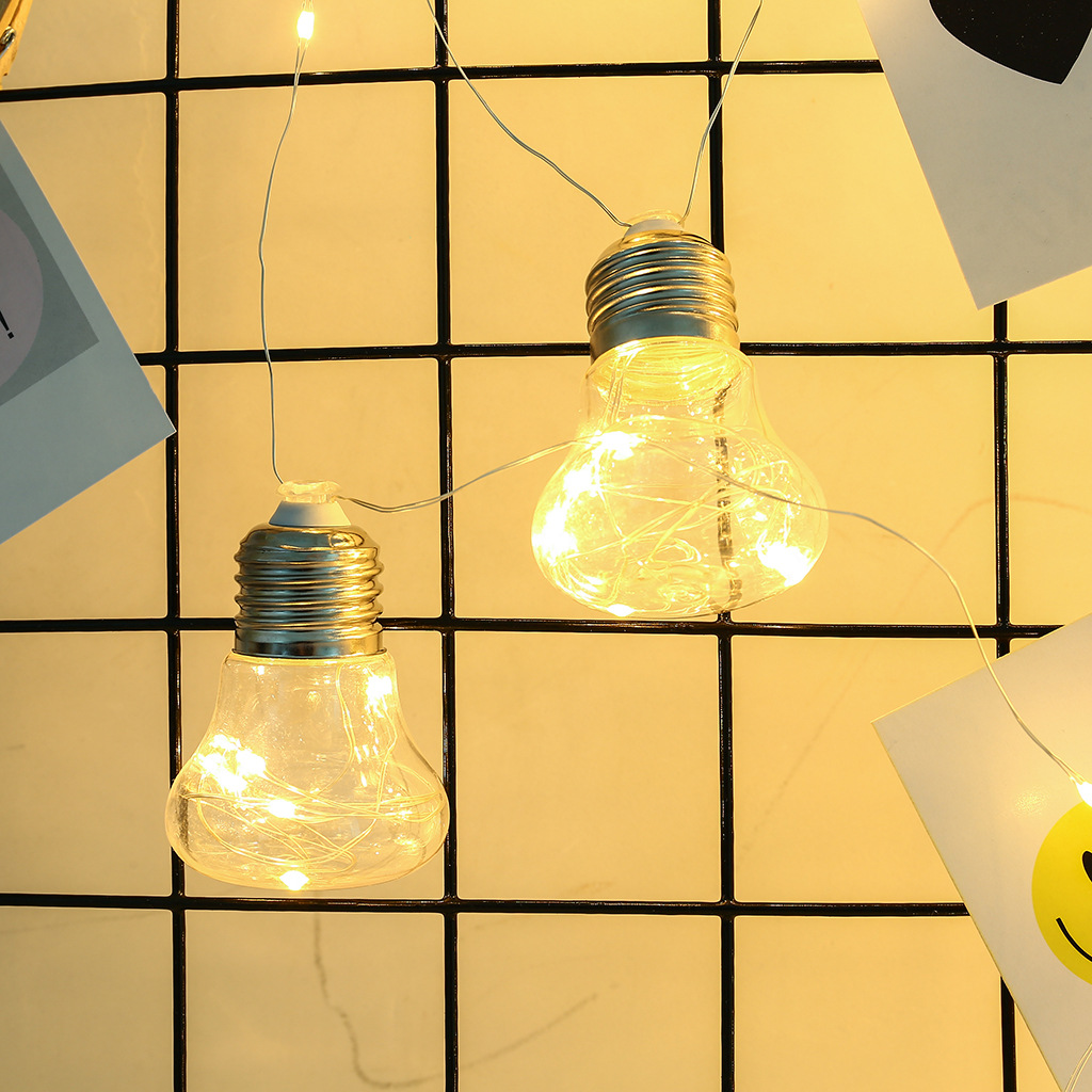 新款爱迪生现代简约创意个性led小灯泡吊灯餐厅吧台过道布置灯饰