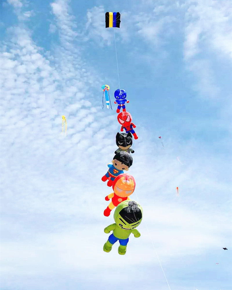风筝挂件超级英雄系列充气风筝展览风筝跨境电商速卖通风筝会展