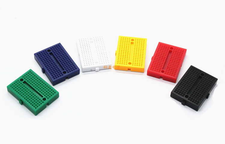 5*3.5 迷你彩色小面包板