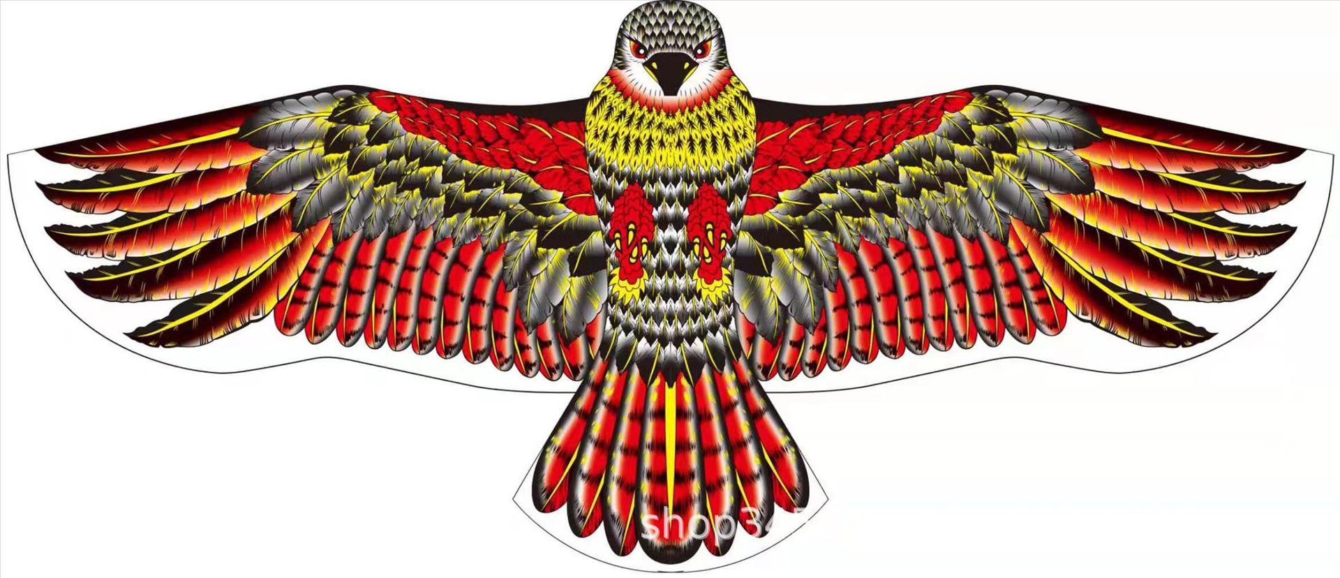 老鹰风筝批发销售1.4米1.6米老鹰拼接风筝 填色风筝 空白涂鸦风筝