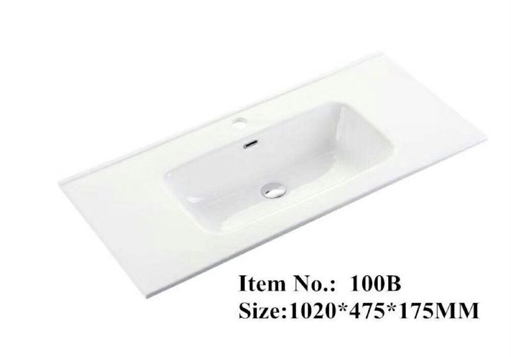 Ceramic Cabinet Basin Embedded Bathroom Cabinet Thin Edge Basin Bathroom Washbasin Integrated Basin Wash Basin Cabinet Basin Ultra-Thin