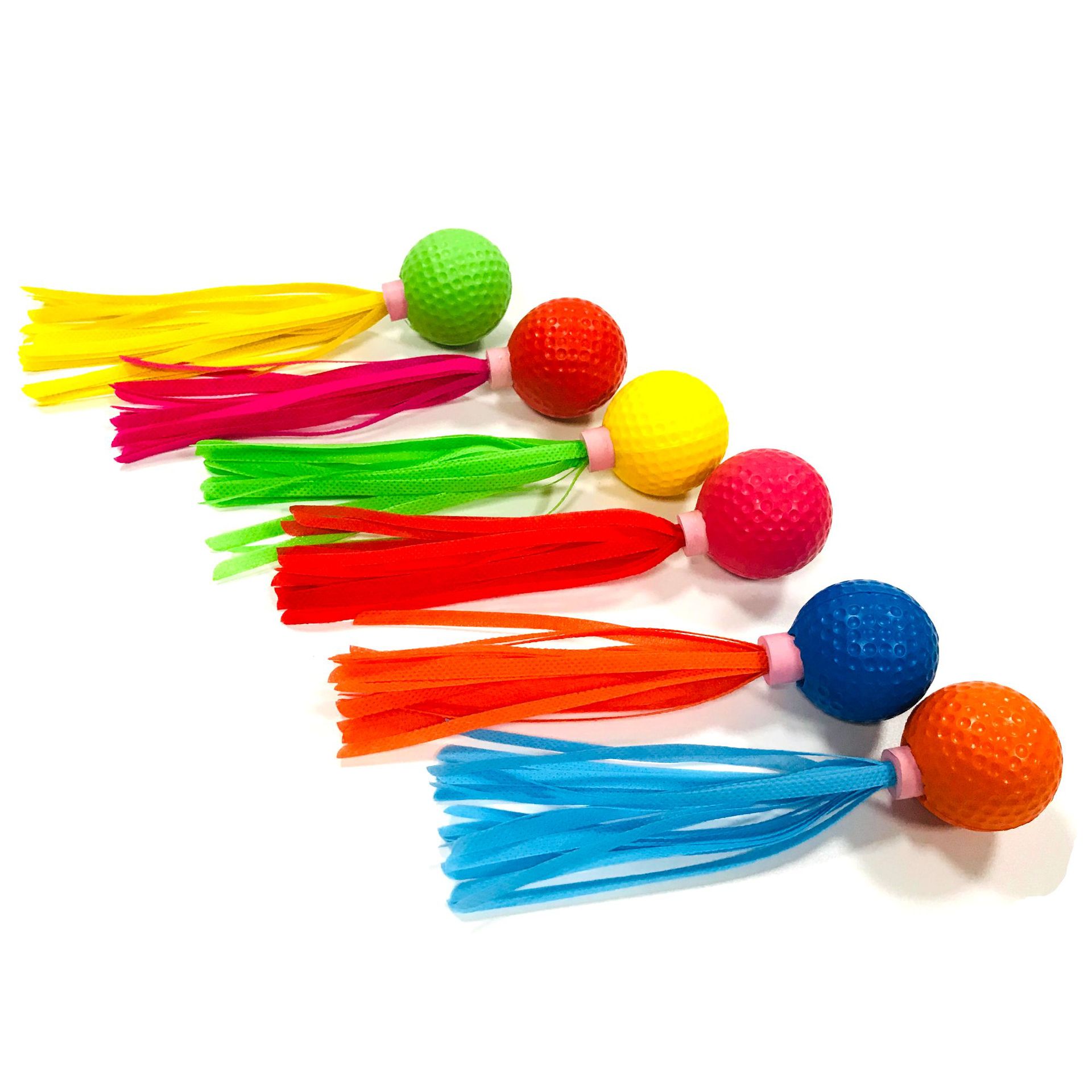 厂家直供儿童传统玩具跳毽子训练小球 多色耐踢耐用幼儿园毽子球