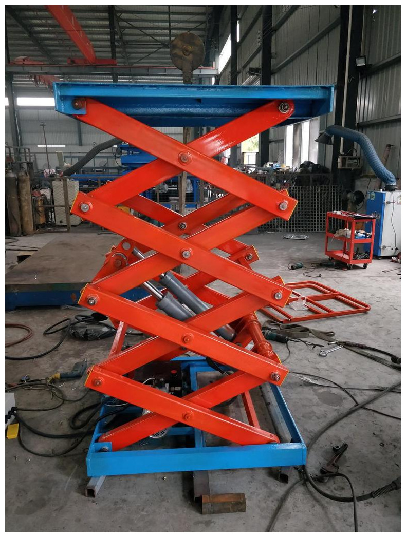 厂家生产固定式升降机液压剪叉升降平台小型电动卸货平台工业货梯