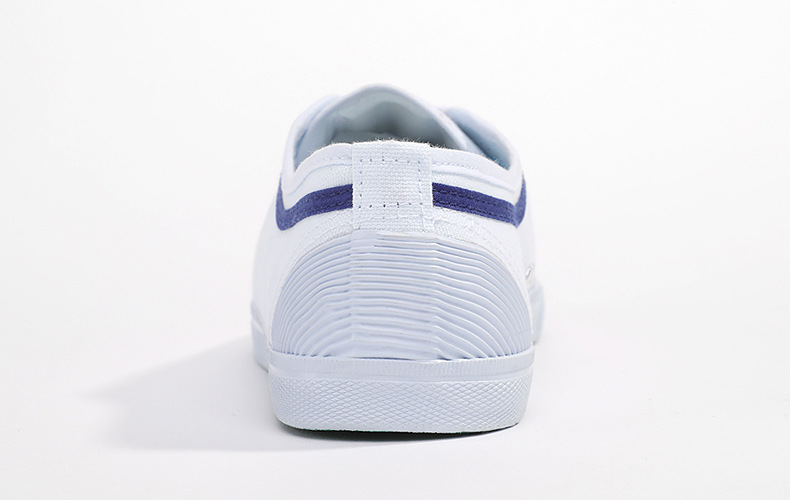 申花双冠国货白色复古运动鞋羽毛球鞋小白鞋帆布鞋男女跑步鞋平底