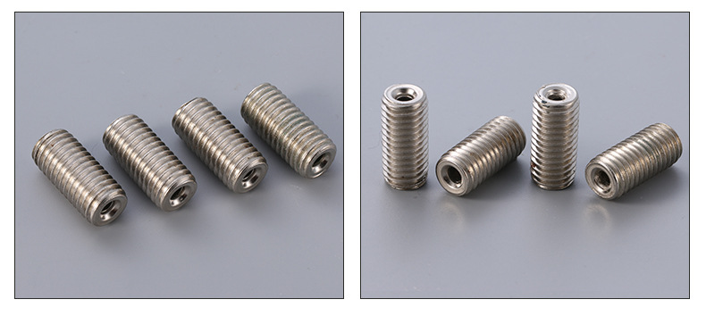 304不锈钢内六角紧定螺丝 空心螺丝连接件螺 无头机米螺丝定制