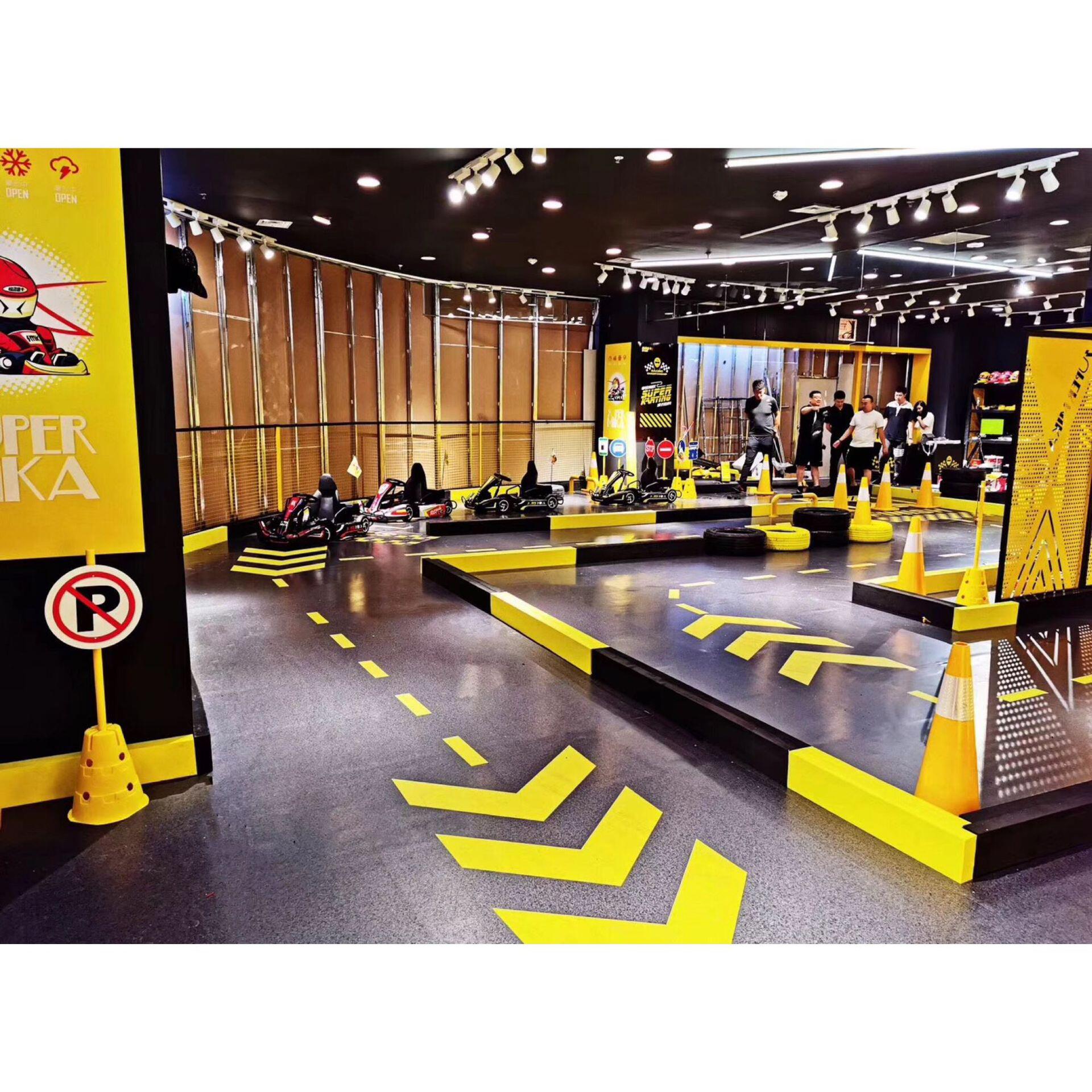 儿童卡丁车碰碰车场馆赛道防护拦eva泡棉防撞护边彩色防撞条围栏