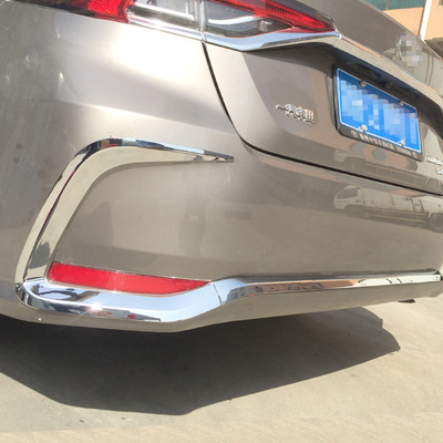 19款 卡罗拉 后保险杠饰条 后备箱下饰条 后保险杠装饰亮条 改装