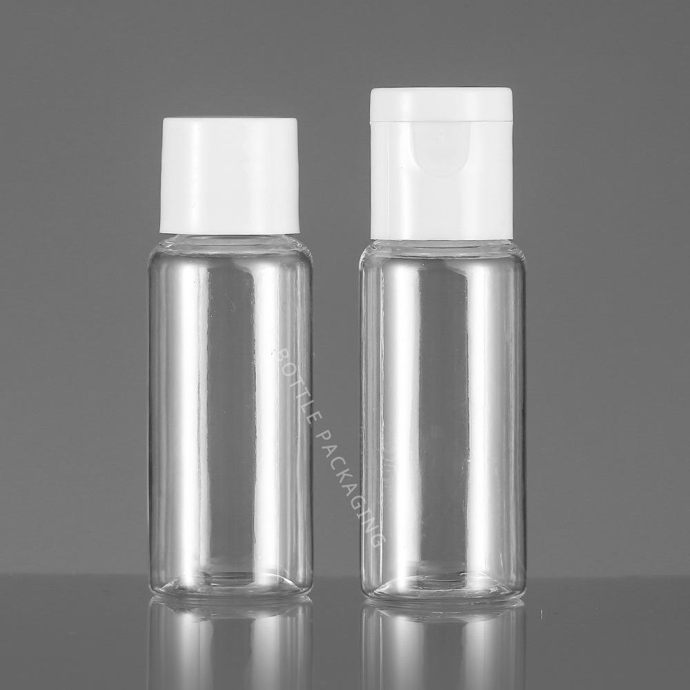 20ml 化妆品样品分装试用吹塑包装 18牙旋盖透明pet空塑料圆瓶子
