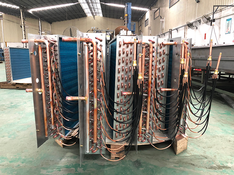 纳米防腐蒸发式空调冷凝器供应无缝铜管翅片蒸发器恒温恒湿机现货