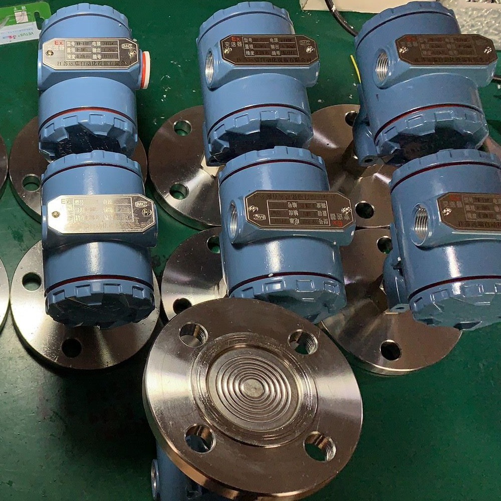 法兰式隔膜压力变送器 数显压力变送器 法兰安装 隔膜-阿里巴巴