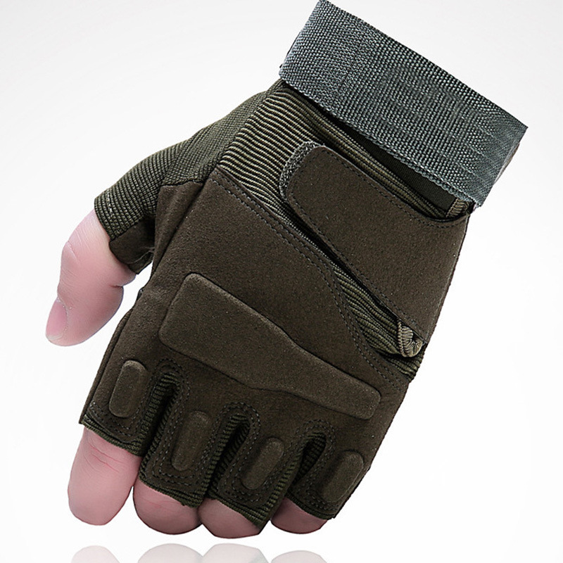 特种兵黑鹰战术手套男春夏半指骑行手套户外运动装备格斗防割手套