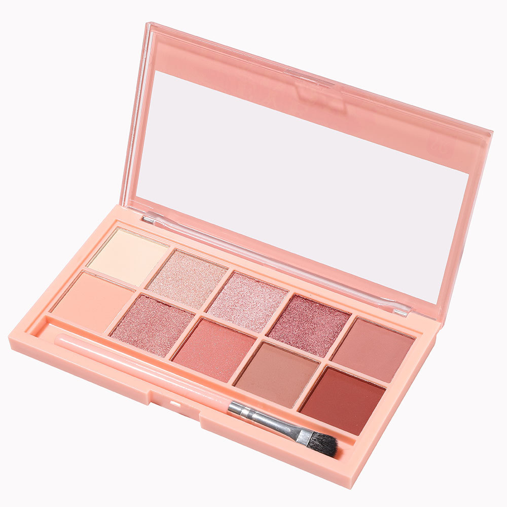 眼影 大地色哑光珠光十色眼影盘懒人初学者少女系一件代发