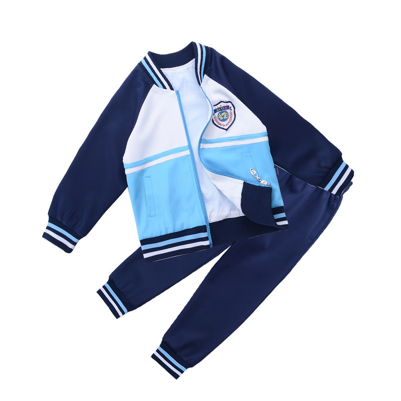 Primary School Uniform Spring and Autumn Suit Kindergarten Suit Set Teacher Kindergarten Graduation Dress Primary and Secondary School Students Spring and Summer