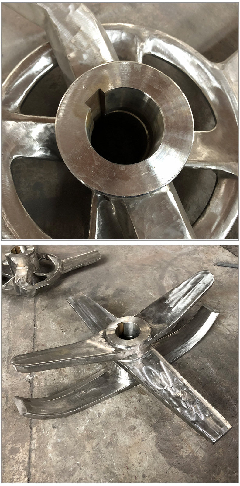 张家港塑机配件高速搅拌混合机桨叶 现货批发可定制