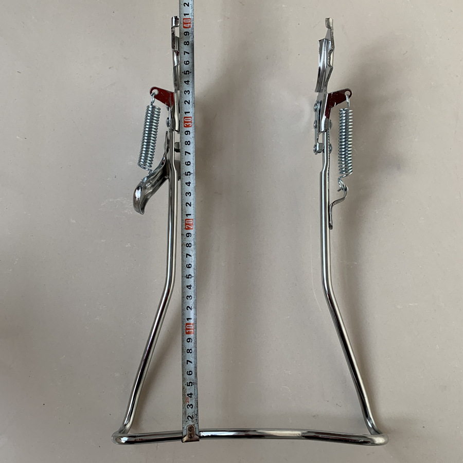 20/24/26寸自行车脚撑后支架双脚撑双支撑车梯停车架脚架双支架