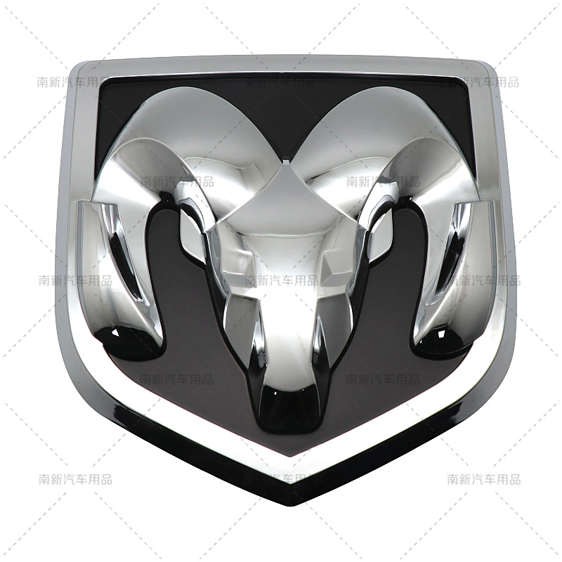 道奇公羊车标 ram1500 ram2500 ram3500 大皮卡车贴 羊头前后标