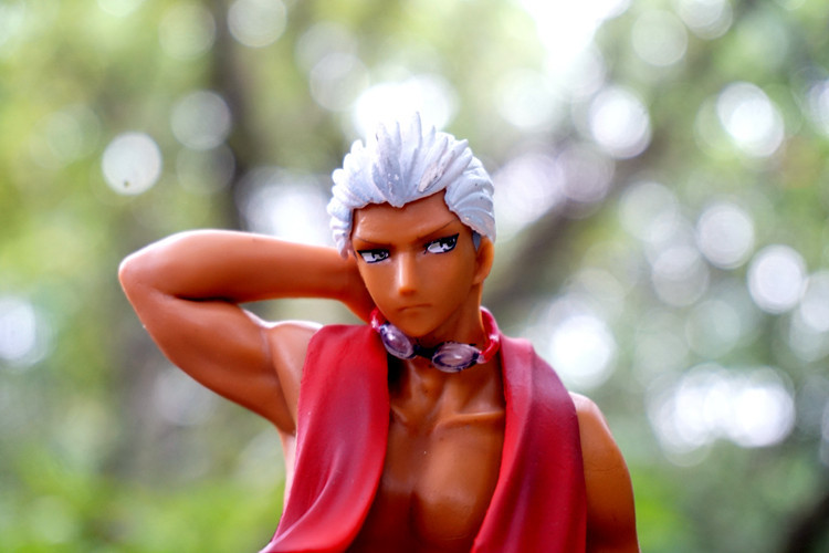 fate命运之夜无铭 红a 卫宫士郎 泳装 手办模型公仔摆件玩具