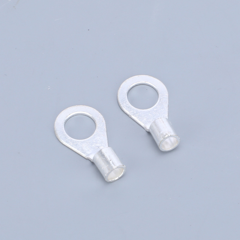 ot6 8冷压端子接线耳o型圆形铜鼻子接线压接裸端子连接器