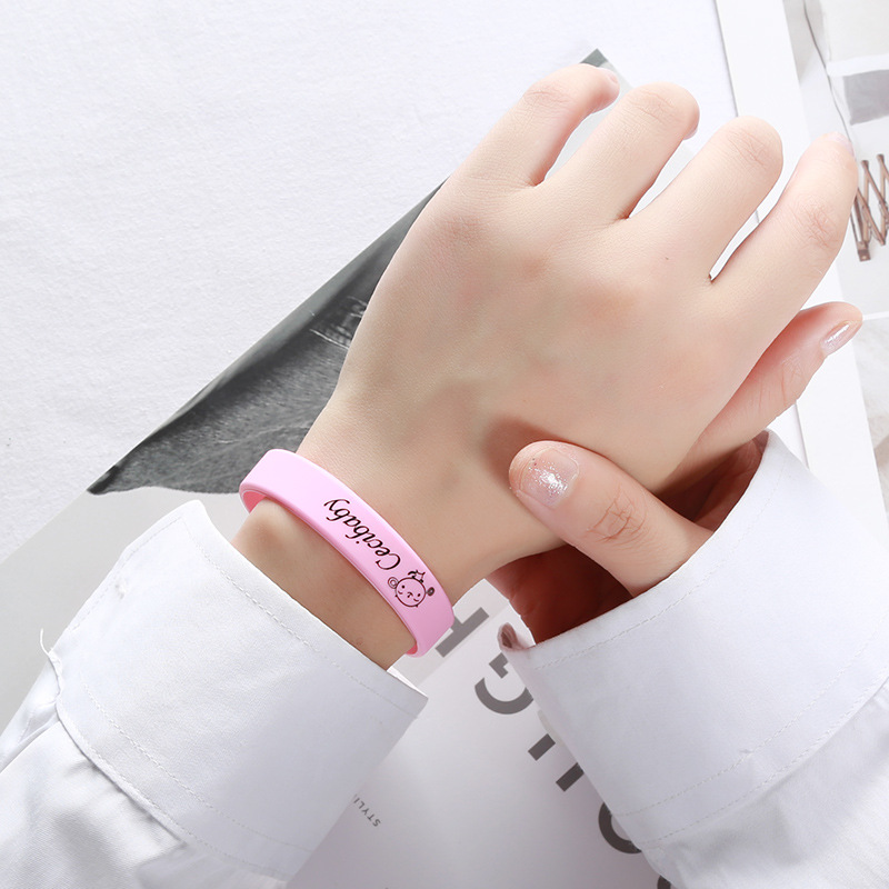 日韩原创硅胶手环女学生韩版简约卡通可爱复古情侣个性简约韩版潮
