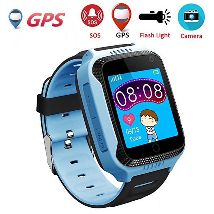 供应英文定位手表q528儿童学生防走失gps卫星定位器拍照 跨境电商