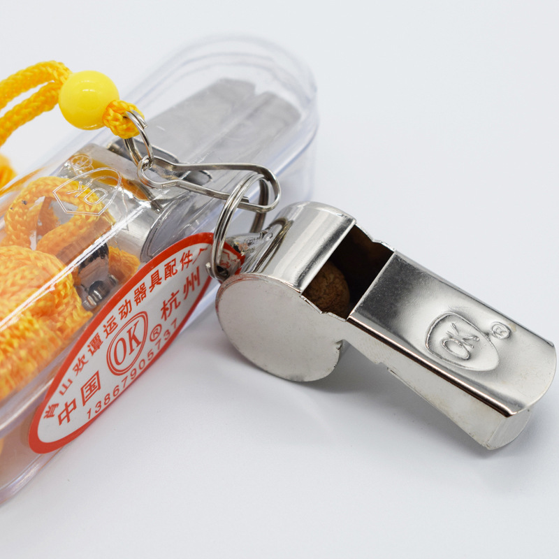 ok牌小号不锈钢口哨体育运动用裁判金属哨子篮球足球比赛训练用