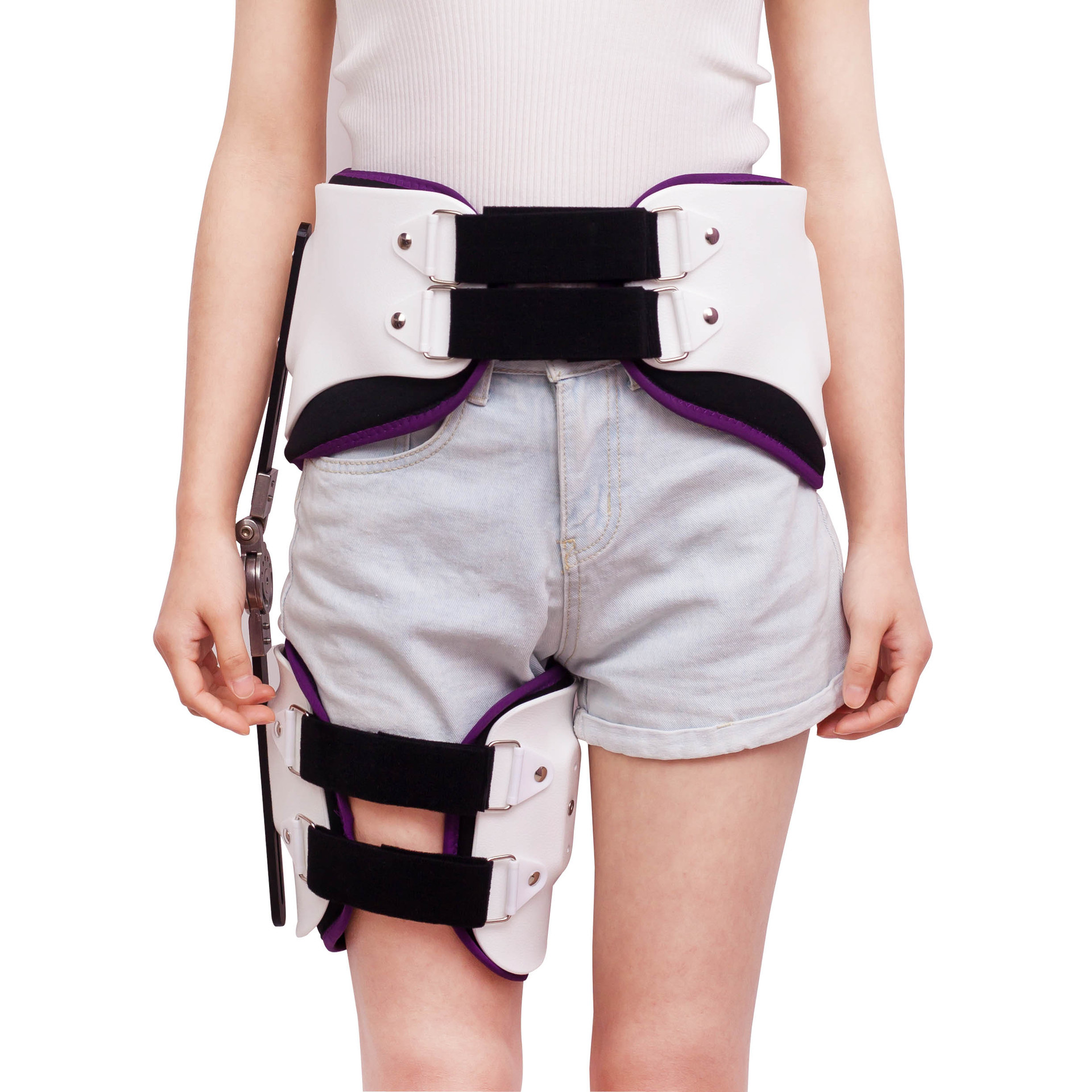 可调髋骨外展支架胯部术后股骨骨折护具髋关节固定支具