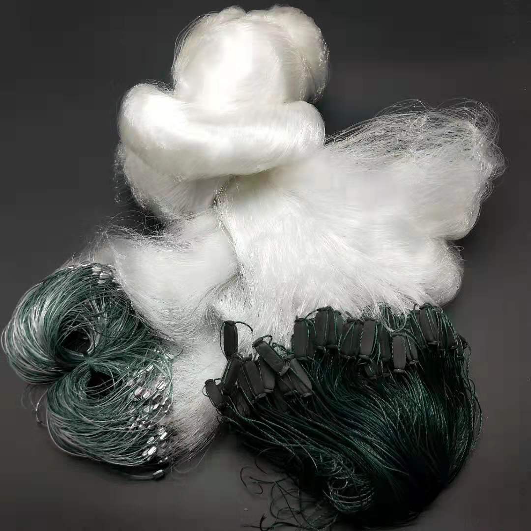 加粗渔网捕鱼网单层粘网丝网巢湖渔网厂家批发