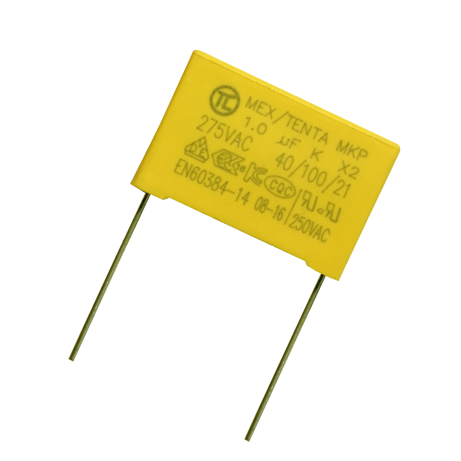 x2电容 安规电容 105 275vac p22.