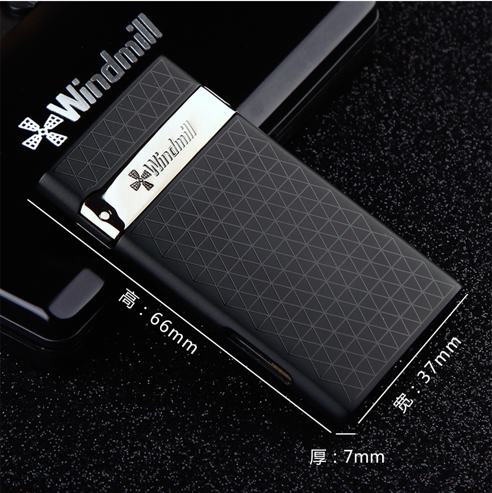 原装正品日本windmill风车打火机 w10男女士机滚轮薄款打火机