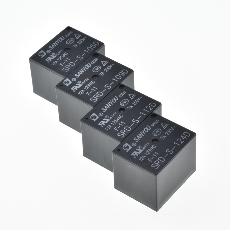 三友继电器srds10509122448ddm25脚4脚一组常开