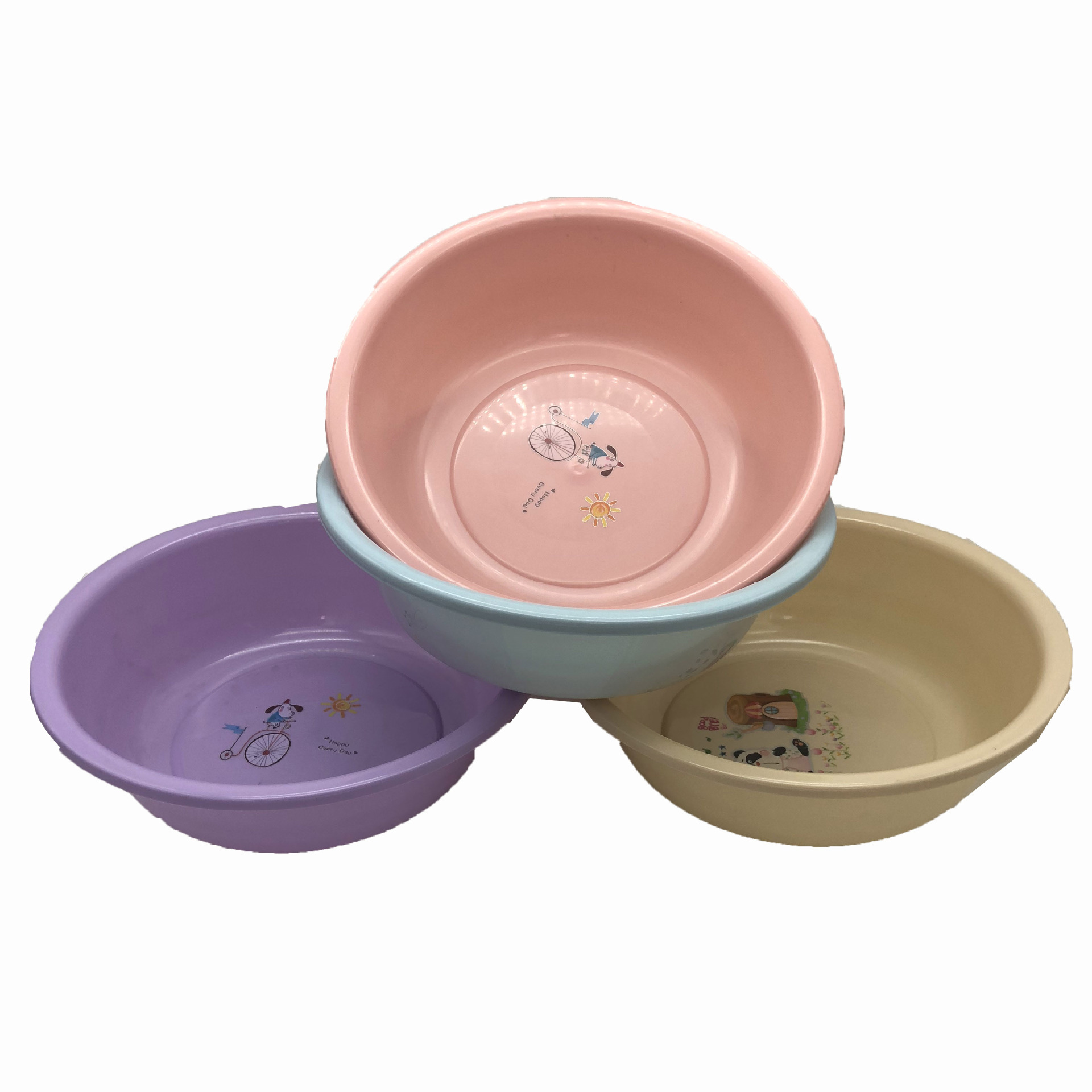 36cm塑料盆洗漱盆家用日用宿舍学生加厚塑料洗脸盆地摊礼品批发