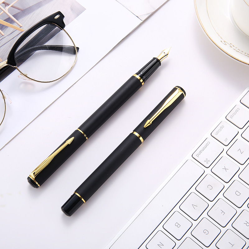 High-End Business Pen Company Awards Commemorative Gift Pen Black Advertising Gift Pen Wholesale Student Pen