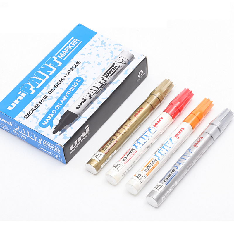 原装日本三菱大号油漆笔 uni粗头px-20 工业标记笔2.2-2.8mm