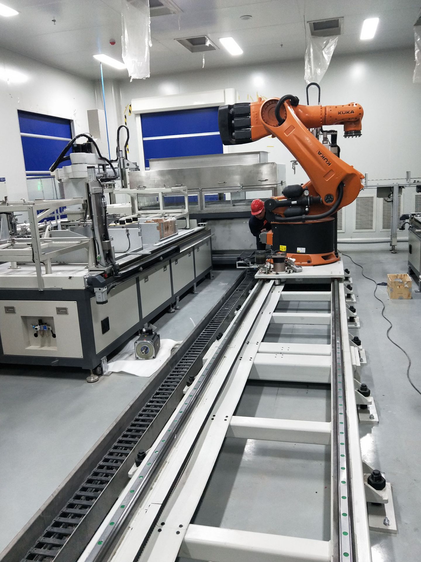 机器人第七轴机器人行走地轨 地面导轨直线 行走轴 发那科机器人